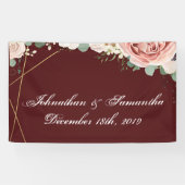 3'x5' Personalisiertes Banner Geometrischer Garten (Horizontal)