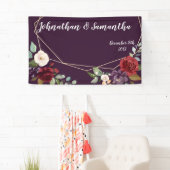 3'x5' Personalisiertes Banner Plakat Lila Rose Gol (Insitu)