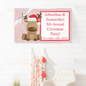 3'x5' Personalisiertes Banner Rentierfinder XMAS (Insitu)