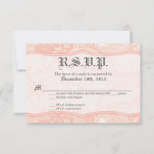 3x5 R.S.V.P. Antwort Karte Land Korallenspitze Dru (Vorderseite)