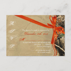 3x5 R.S.V.P. Antwort-Karten-Jäger Camoflouge RSVP Karte