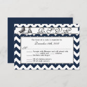 3x5 R.S.V.P. Antwortkarte Teenager Sneakers Zickza RSVP Karte (Vorne/Hinten)