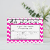 3x5 R.S.V.P. Antwortkarte Teenager Sneakers Zickza RSVP Karte (Stehend Vorderseite)