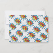 3x5 R.S.V.P. Comic der Antwortkarte Strip Book Pop RSVP Karte (Rückseite)