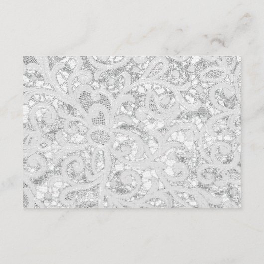 3x5 Routing Card Hochzeitspferde auf Burlap Begleitkarte (Rückseite)