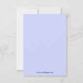 3x5 Vertikales Kleid und Bouquet - Brautparty Einl Einladung (Rückseite)