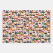 3x Blätter 10 Fotovorlage Pink Wrapping Paper (Vorderseite 3)