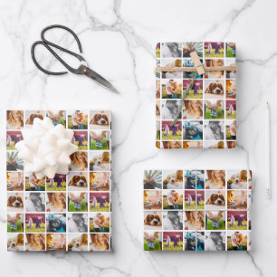 3x Blätter 10 weißes Papier mit Fotovorlage