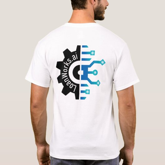 3XCOMP T - Shirt für Männer - weiß (Rückseite)