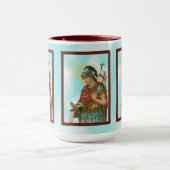 3xSt Florian mit Eimer (Clear Skies; M19) 15 oz. Tasse (Zentrum)