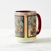3xSt. Florian mit Eimer (Rauch; M 019) 15 oz. Tasse (VorderseiteRechts)