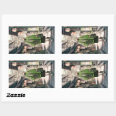 【4枚セット】Green JK シール|寿司娘 GenerativeAI Rechteckiger Aufkleber (Blatt)