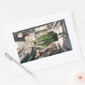 【4枚セット】Green JK シール|寿司娘 GenerativeAI Rechteckiger Aufkleber (Umschlag)