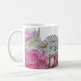 4008-Rosen mit Pearls Tasse