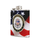 [400] AG Corps Regionale Insignien [3D] Flachmann (Links)