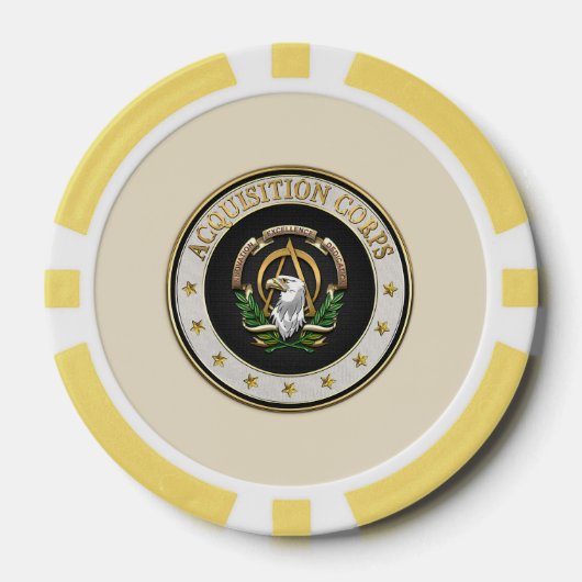 [400] Branch Insigna (AAC) Acquisition Corps [3D] Pokerchips (Vorderseite)