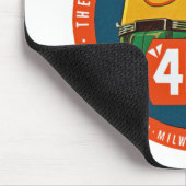 400 ~ "Der Zug, der das Pace Set" Mousepad (Ecke)