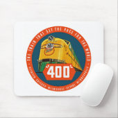 400 ~ "Der Zug, der das Pace Set" Mousepad (Mit Mouse)