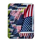 400 Flaggen, die stolz in einem Feld schwingen Magnet (Vertikal)