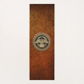 [400] Goldrömischer Kaiseradler auf Goldmedaille Yogamatte (Rückseite)