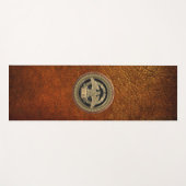 [400] Goldrömischer Kaiseradler auf Goldmedaille Yogamatte (Vorderseite (Horizontal))