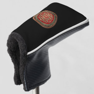 [400] Heiliges keltisches Goldknoten-Kreuz Golf Headcover