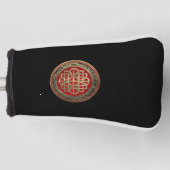 [400] Heiliges keltisches Goldknoten-Kreuz Golf Headcover (Vorderseite)