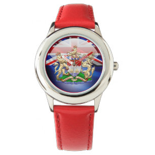 [400] Historisches Wappen 1959-1997 Hong Kongs Armbanduhr