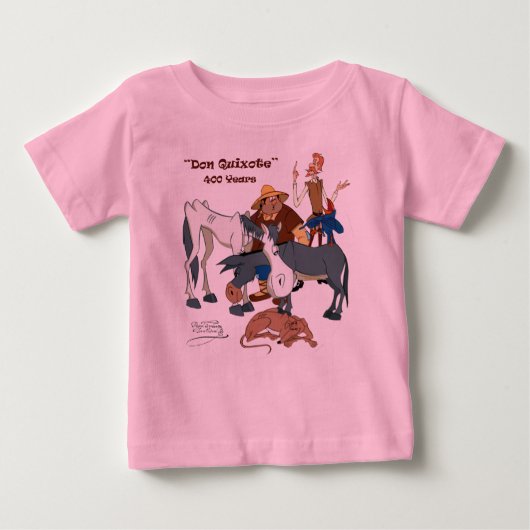 400 Jahre Don Quichote @QUIXOTEdotTV Baby T-shirt (Vorderseite)
