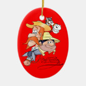 400 Jahre mit Dulcinea&Don Quixote @QUIXOTEdotTV Keramik Ornament (Vorne)