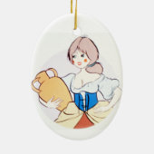 400 Jahre mit Dulcinea&Don Quixote @QUIXOTEdotTV Keramik Ornament (Hinten)