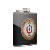 [400] Japanische Kalligraphie - Karate-do Flachmann (Rechts)