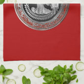 [400] Kaiseradler Silver Geschirrtuch (Gefaltet)