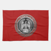 [400] Kaiseradler Silver Geschirrtuch (Horizontal)