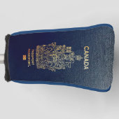 [400] Kanadische Pass-Abdeckung Golf Headcover (Vorderseite)