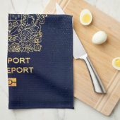 [400] Kanadischer Passport Geschirrtuch (Viertel Falte)