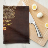 [400] Kanadischer Passport Geschirrtuch (Viertel Falte)