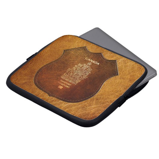 [400] Kanadischer Passport Laptopschutzhülle (Vorne Oben)