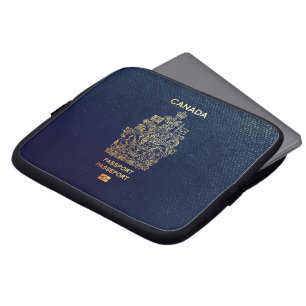 [400] Kanadischer Passport Laptopschutzhülle