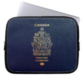 [400] Kanadischer Passport Laptopschutzhülle (Vorderseite)