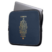 [400] Kanadischer Passport Laptopschutzhülle (Vorderseite Links)