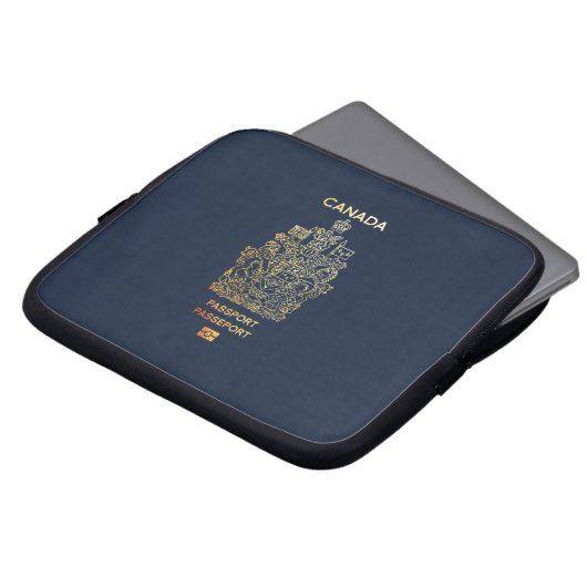 [400] Kanadischer Passport Laptopschutzhülle (Vorne Oben)