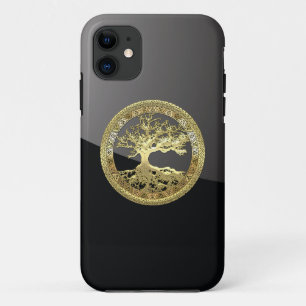 [400] Keltischer Baum des Lebens [Gold] iPhone 11 Hülle