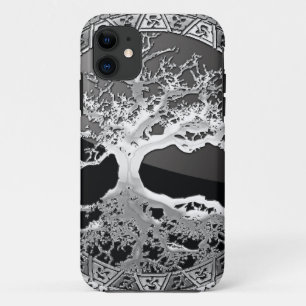 [400] Keltischer Baum des Lebens [Silber] iPhone 11 Hülle