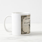400 Livre-Französische Revolution Assignat Kaffeetasse (Links)