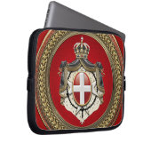 [400] Maltas - SMOM-Wappen Laptopschutzhülle (Vorne Rechts)
