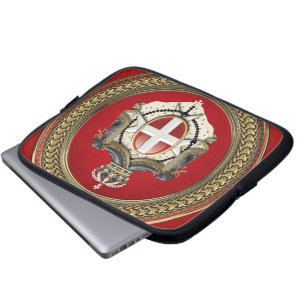 [400] Maltas - SMOM-Wappen Laptopschutzhülle