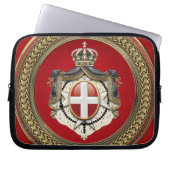 [400] Maltas - SMOM-Wappen Laptopschutzhülle (Vorderseite)