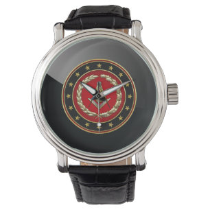 [400] Masonic Square and Compasses [3. Grad] Armbanduhr