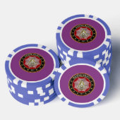 [400] Master Mason - Platz und Kompasse 3. Stufe Pokerchips (Stapel)